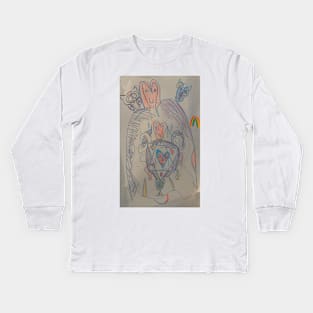 owl garden Kids Long Sleeve T-Shirt